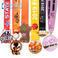 Pas de commande minimum personnalisé or argent cuivre 3d prix vierge marathon course médailles de sport en métal médaille personnalisée avec ruban